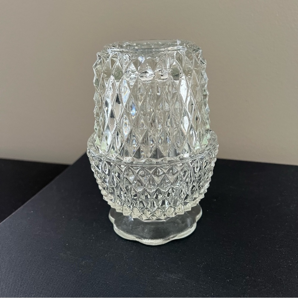 Indiana glass diamond point fairy light